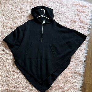 Marc Jacobs Charcoal Knit Poncho